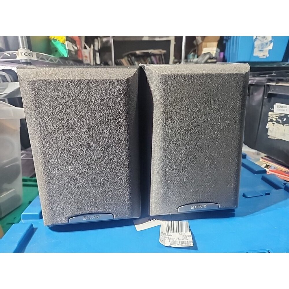 Sony SS-MB150H Pair of Stereo Bookshelf Home Theater Speakers Tested & Working